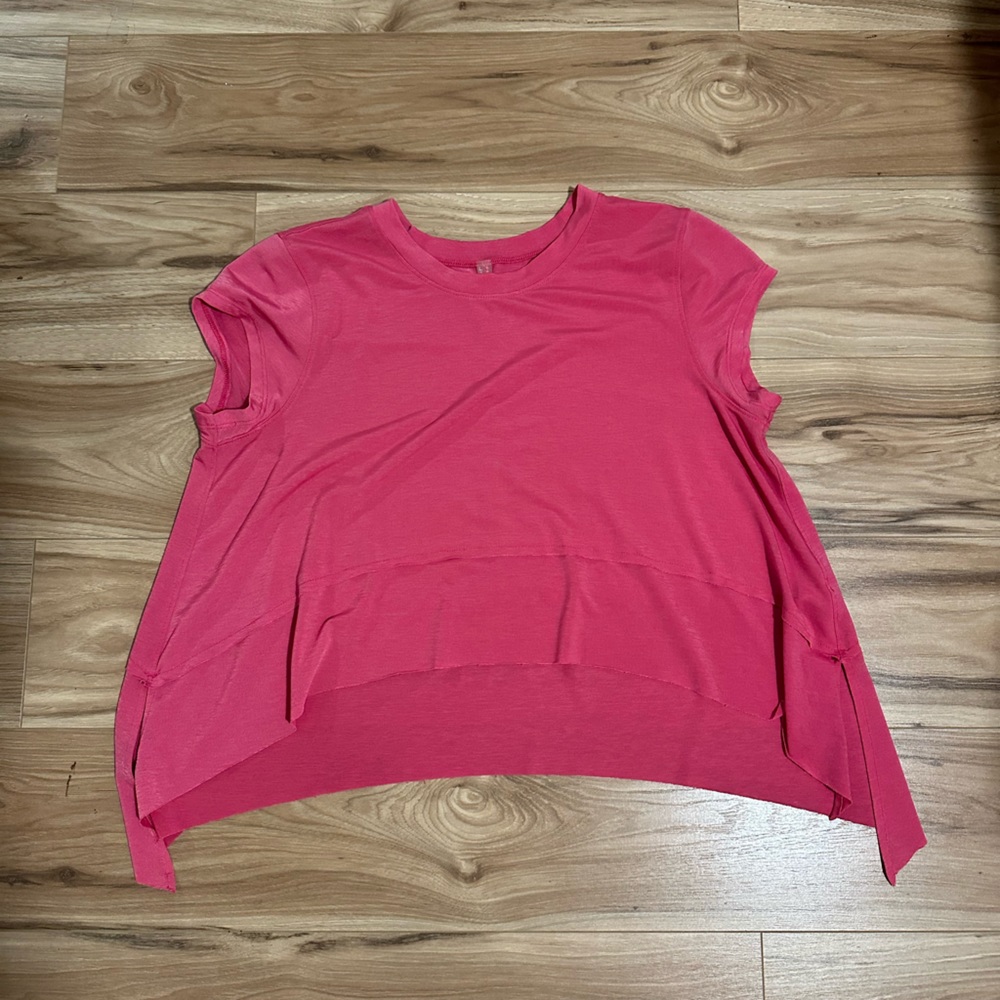 Pink free people top